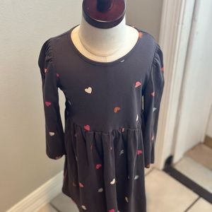 Long sleeve heart dress